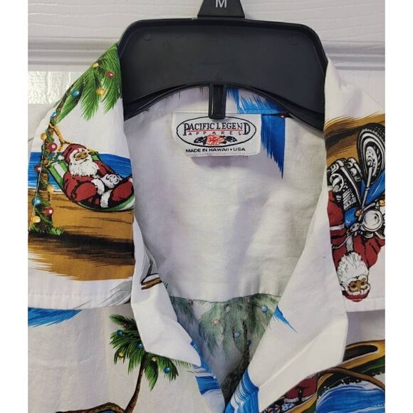 Santa In Paradise Christmas Hawaiian Shirt L - Picture 5 of 6